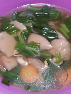 Foto resep Sayur Sawi Bakso (Mpasi 1y)