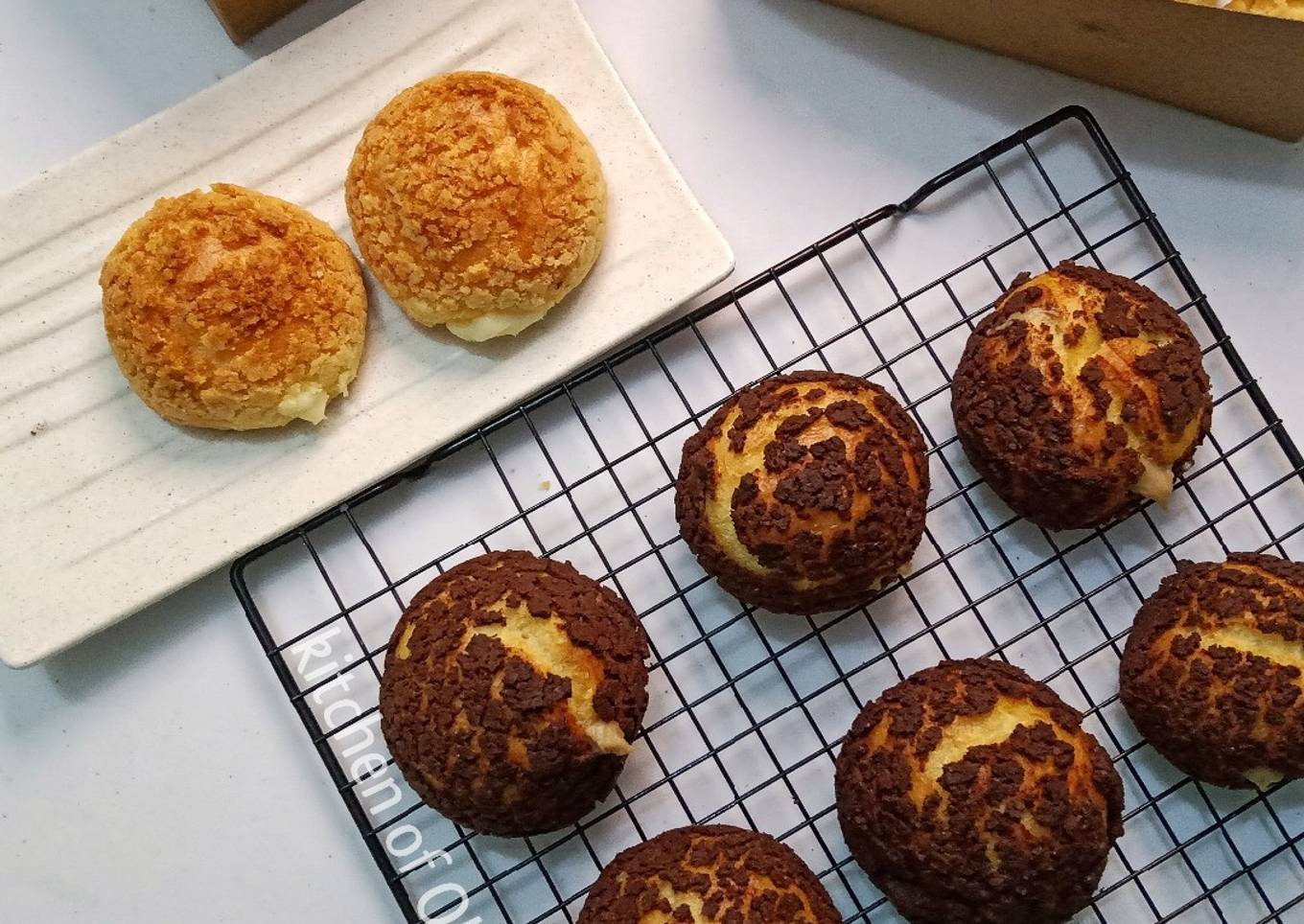 Choux a Craquelin (Kue Soes Krispi)