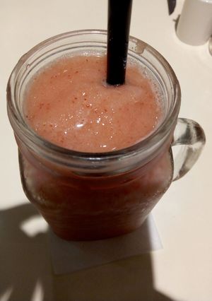 A picture of Strawberry milkshake.