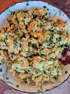 韮菜花炒雞蛋 的食譜成品照片