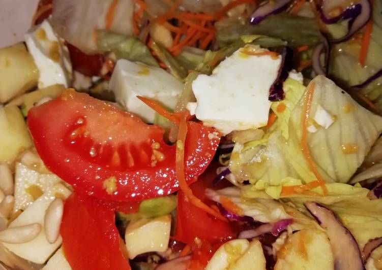 Ensalada tropical muy completa, 😘 #mi recetario