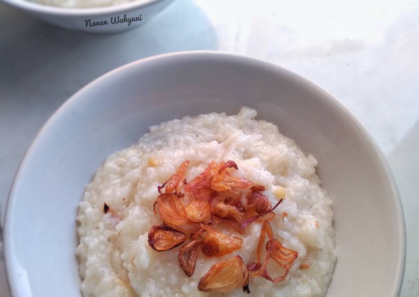 Bubur nasi praktis (cuma 10 menit) cepat saji