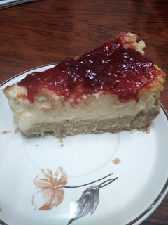 Una foto de Cheesecake al horno🍓🍒