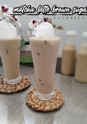 Foto resep Matcha latte brown sugar