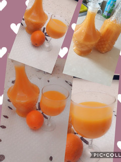 صورة لوصفة عصير الجزر والبرتقال 🥕🍊