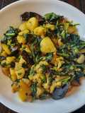 Labra or Spinach and Mixed Vegetables Mish-mash
