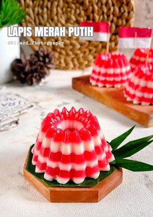 Foto resep Lapis merah putih
