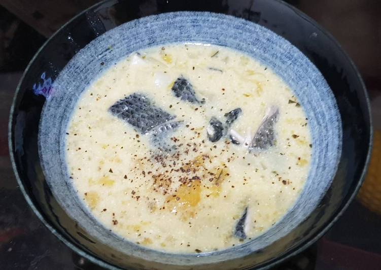 魚皮銀耳南瓜濃湯（陶鍋篇)