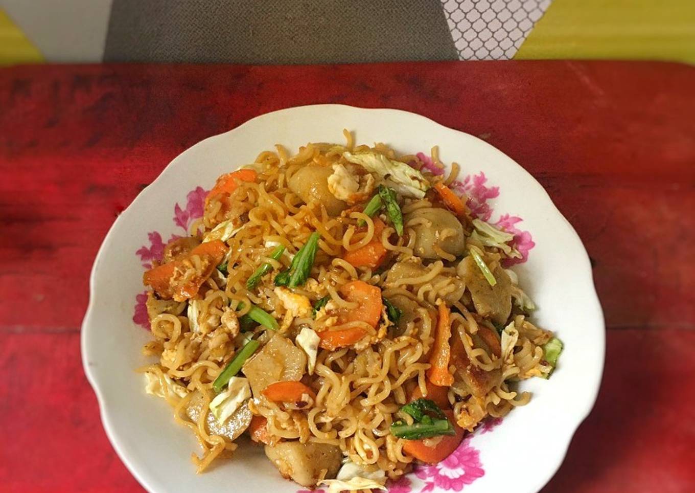 Mie Goreng Bakso Ikan