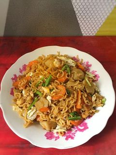 Foto resep Mie Goreng Bakso Ikan