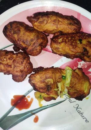 বাঁধাকপির পকোড়া (cabbage pokora in Bengali recepi) রেসিপির প্রধান ছবি