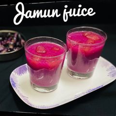 Jamun juice A picture of Jamun juice.