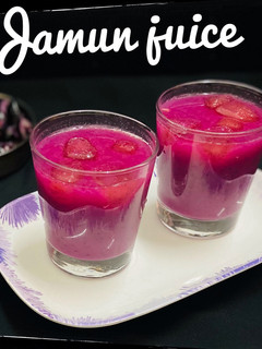 A picture of Jamun juice.