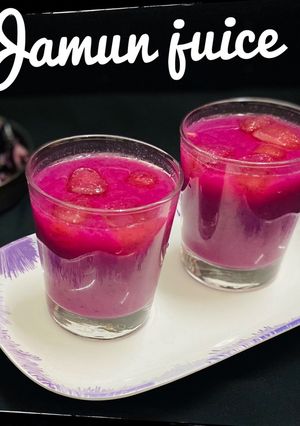 A picture of Jamun juice.