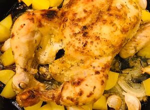 Foto resep Lemon Mustard Rosemary Roast Chicken 🍋(Ayam Panggang Bumbu Lemon)