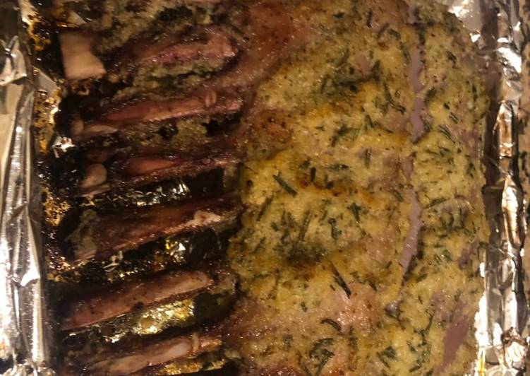 Recipe of Any-night-of-the-week Rack of Lamb with Garlic and Rosemary