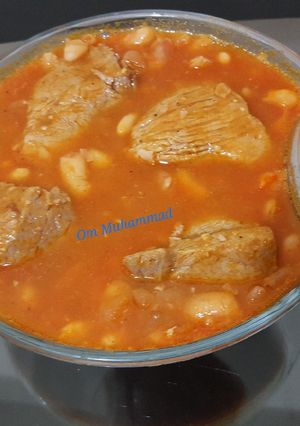 صورة لوصفة طاجن فاصوليا باللحمة 🍖🍖