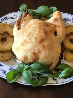 A picture of California Farm Cornish Rock Hen in Crust.