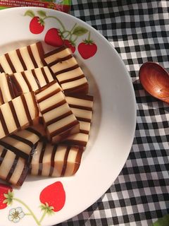 Hình của món Rau câu flan cheese cà phê.
