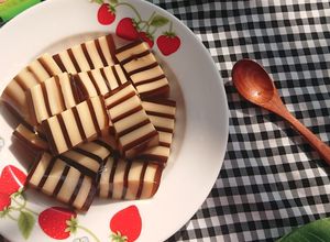 Hình của món Rau câu flan cheese cà phê.