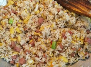 Foto resep Nasi goreng ham maling