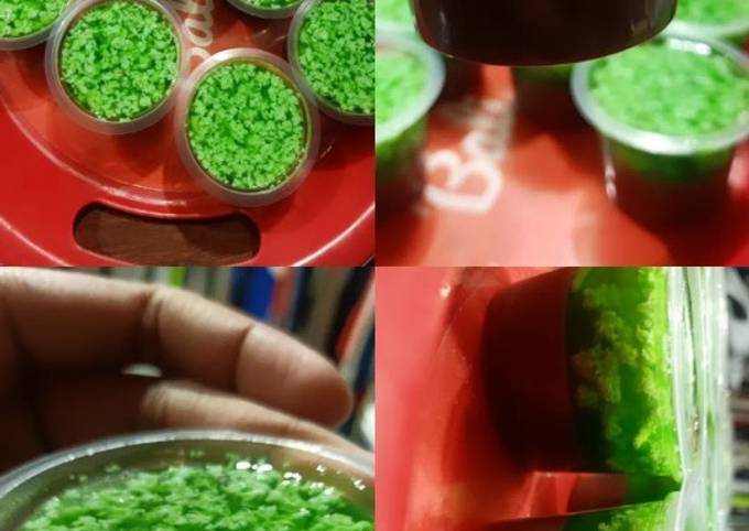 Resep Puding lumut coklat Resep Puding lumut coklat