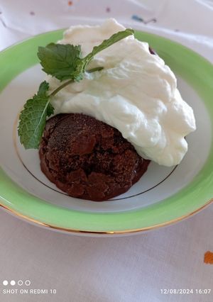 Foto di Gelato al cioccolato e menta 🌿 homemade con panna