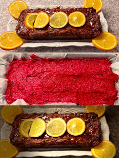 Φωτογραφία της συνταγής Healthy red velvet sugarless cake ♥️ νηστίσιμο & χωρίς ζάχαρη ροζ κέικ