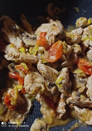 Zöldséges pulyka recept fotója