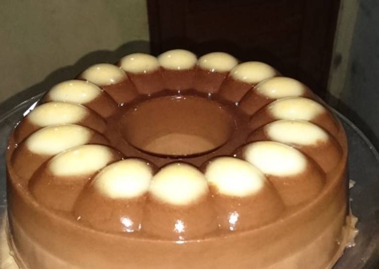 Puding lapis coklat marie regal,, jangan lupa baca ceritanya yaa