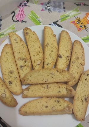 Φωτογραφία της συνταγής Παξιμάδια biscotti με αμύγδαλα