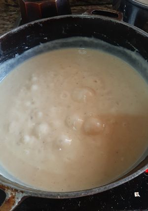 Una foto de Salsa Bechamel con Tocineta