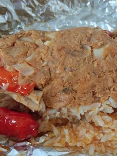 Foto resep Nasi bakar pedas shirataki