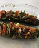 Calabacín Relleno de vegetales