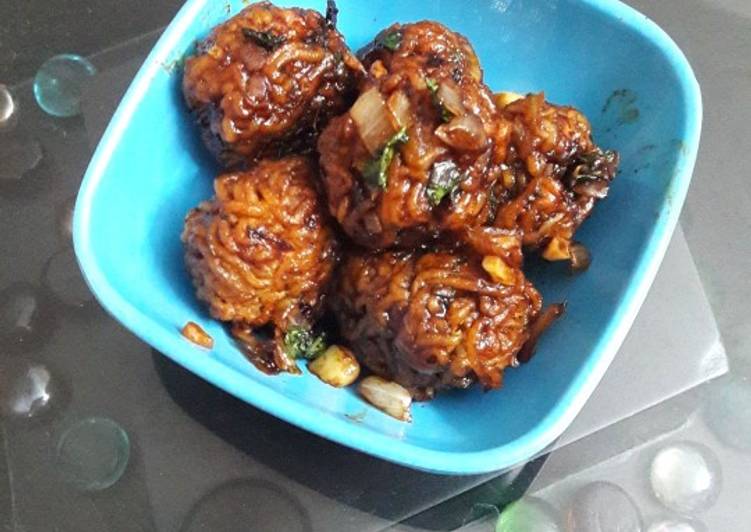 Recipe: Appetizing Maggi manchurian