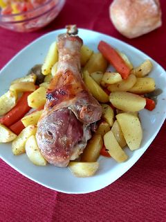 O poză a rețetei Pulpă de curcan🦃 la cuptor.