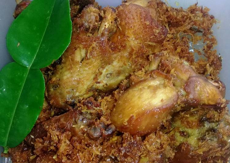 Resep Ayam srondeng yang Bisa Manjain Lidah