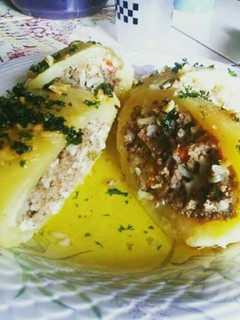 Una foto de Papas rellenas