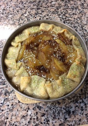 A picture of Carols Apple Galette.