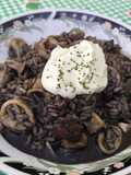 Arroz Negro with Baby Squid and Aioli