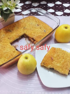 صورة لوصفة كيك التفاح والقرفة