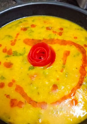 A picture of Dal Palak.