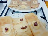 كريب بالشوكولاتة و بالقشطة