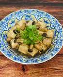 Nấm Đùi Gà Kho Đậu Hũ