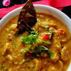 A picture of Gatte ki subji.