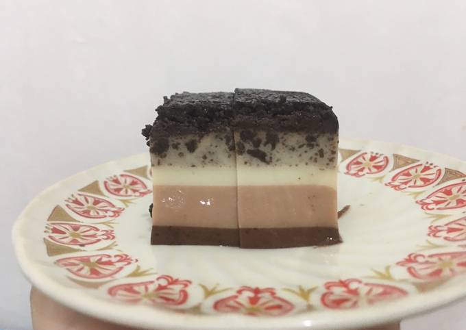 Puding Lapis Oreo Milo