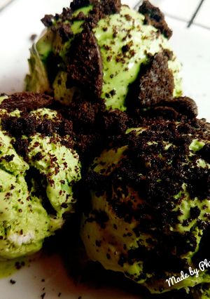 Hình của món Kem matcha.