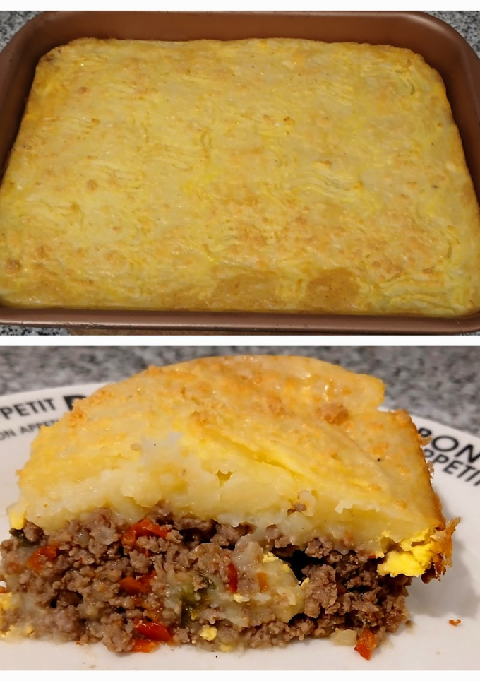 Una foto de Pastel de papas y carne