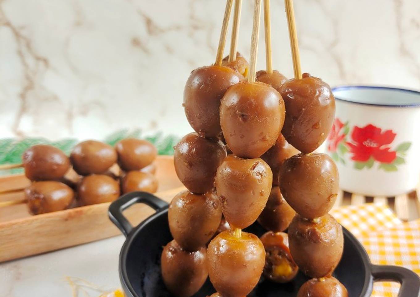Sate Telur Puyuh ala Angkringan