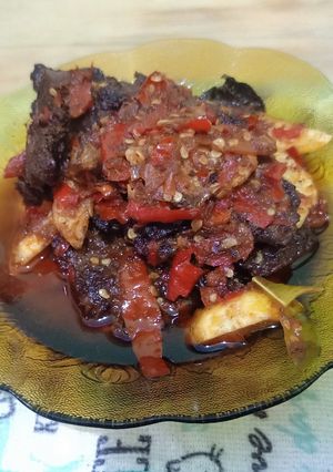 Foto resep Dendeng balado (dendeng lambok) penuh cinta